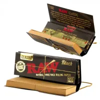Папір для самокруток RAW Connoisseur Black + TIPS