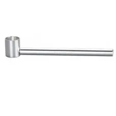 Трубка металлическая  Champ CHH CLASSIC METAL PIPE 12.5 SILVER 