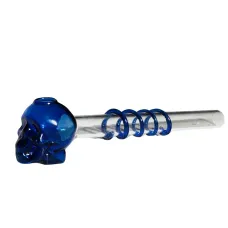 Трубка стеклянные Oil Burner Skull 15см
