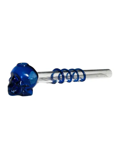 Трубка стеклянные Oil Burner Skull 15см