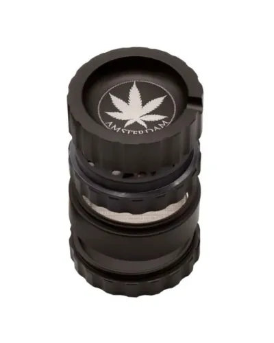 Гриндер металлический Amsterdam Black Grinder 4part d:63mm