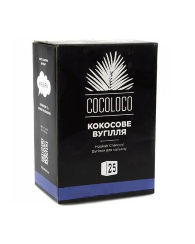 Уголь кокосовый Khmara-Cocoloco 1кг (25mm)