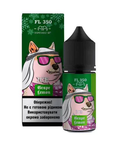 Набор FL 350 Salt Ice Grape Lemon (Виноград Лимон Лед) 30 мл 50 mg