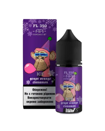 Набір FL 350 Salt Ice Grape Orange Cinnamon (Виноград Апельсин Кориця Лід) 30 мл 50 mg