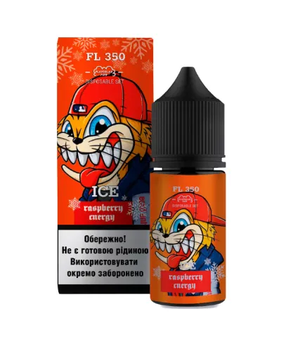 Набор FL 350 Salt Ice Raspberry Energy (Малиновый Энергетик Лед) 30 мл 50 mg