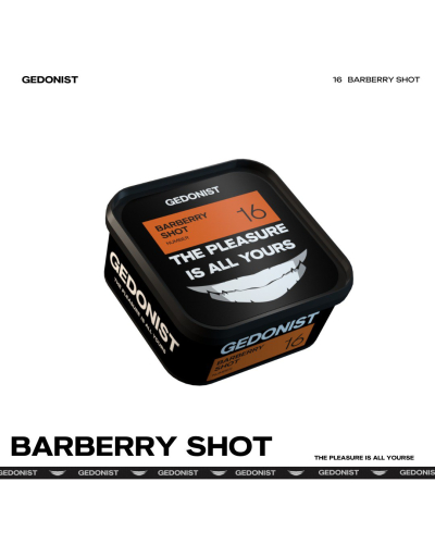 Табак GEDONIST 16 Barberry Shot, 200гр