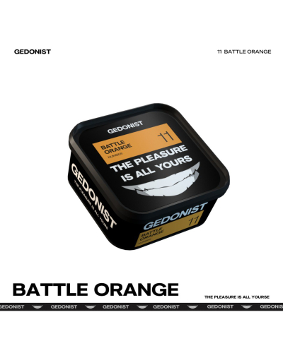 Тютюн GEDONIST 11 Battle Orange, 200гр