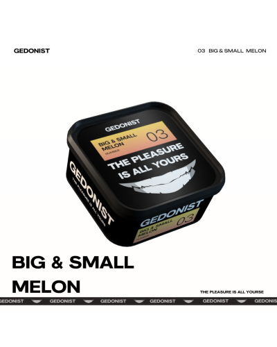 Тютюн GEDONIST 03 Big & Small Melon, 200гр