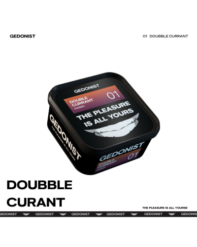 Тютюн GEDONIST 01 Double Currant, 200гр