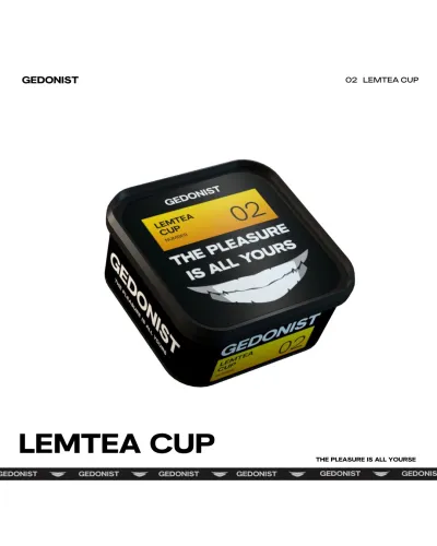 Табак GEDONIST 02 Lemtea Cup, 200гр