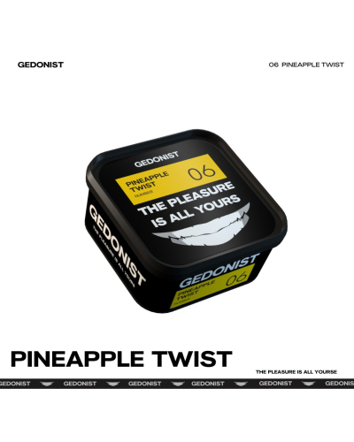 Тютюн GEDONIST 06 Pineapple Twist, 200гр