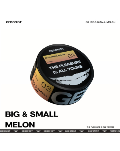 Табак GEDONIST 03 Big & Small Melon, 100гр