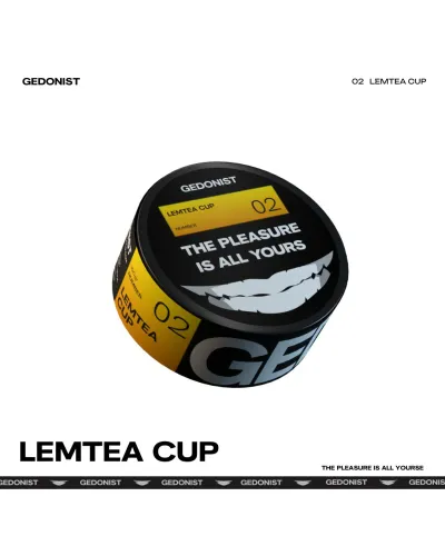 Тютюн GEDONIST 02 Lemtea Cup, 100гр