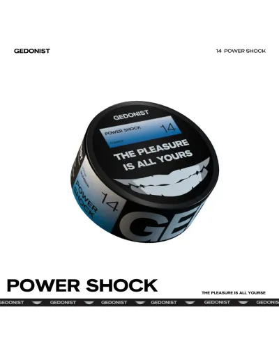 Тютюн GEDONIST 14 Power Shock, 100гр