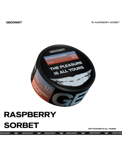 Табак GEDONIST 18 Raspberry Sorbet, 100гр