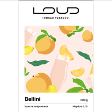 Тютюн LOUD Light Bellini (Ігристе з персиком) 200 г