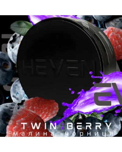 Табак Heven heavy Twin berry (Малина черника), 100гр