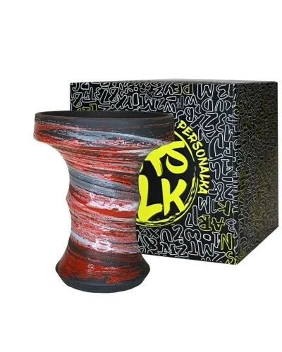 Чаша глиняна Personalka Bowl Red White
